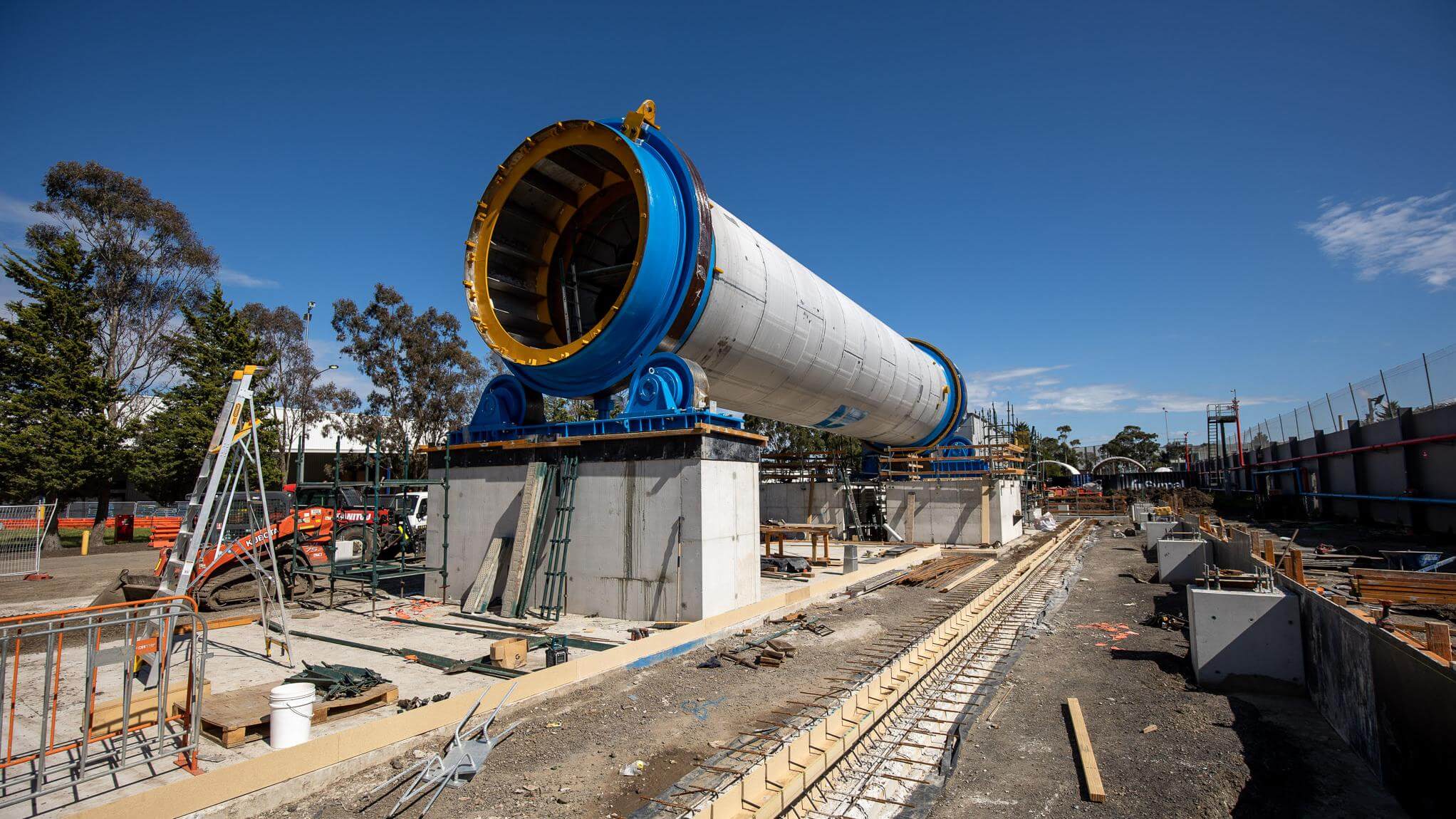 Drum pulper construction update
