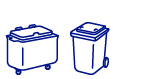 Standard Recycling Bins Icon