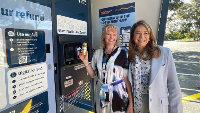 Manningham reverse vending machine commissioning 