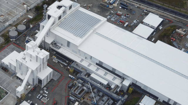 Aerial view of Yatala construction site in July 2026.