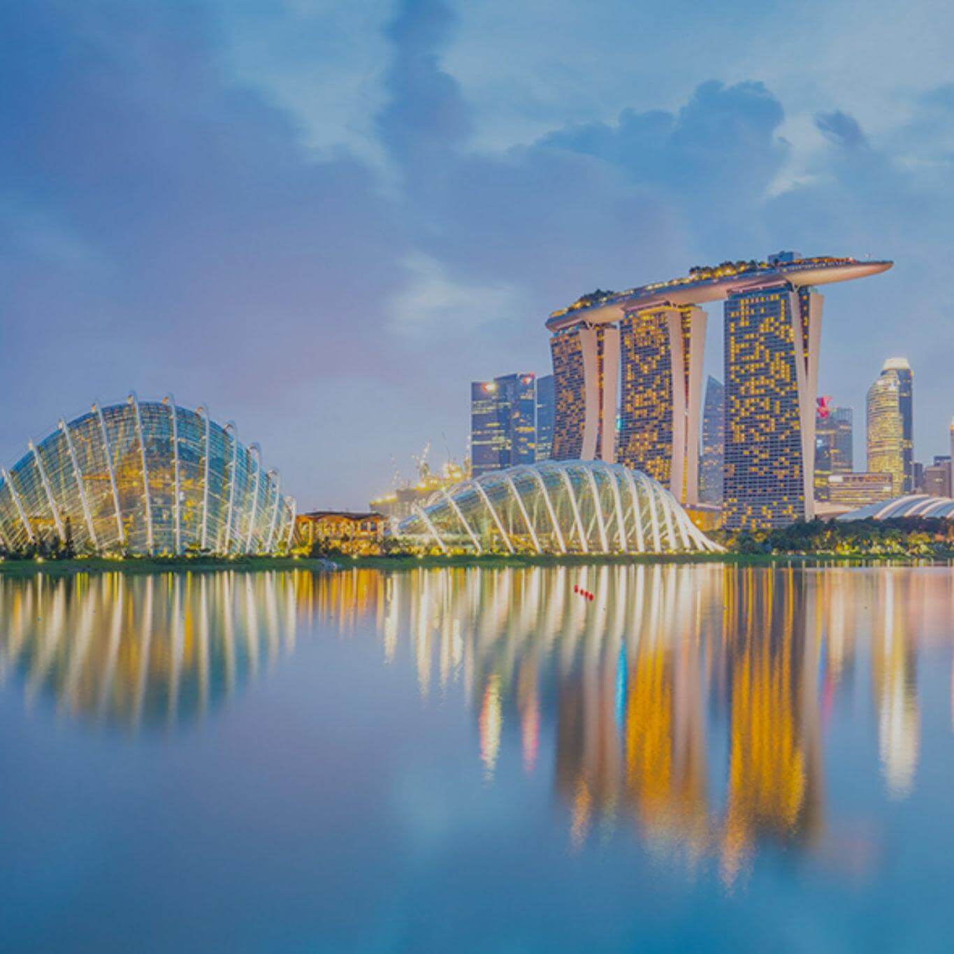 Image of river and city in Singapore